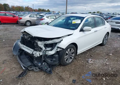 2015 Honda Accord Lx из США, поврежденный, VIN 1HGCR2F36FA123886